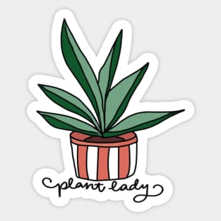 Plant lady Sticker